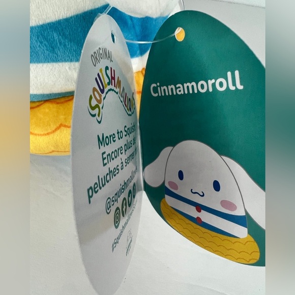 NEW Hello Kitty Squishmallows Cinnamoroll Plush with Float Kellytoys Sanrio - Picture 3 of 11